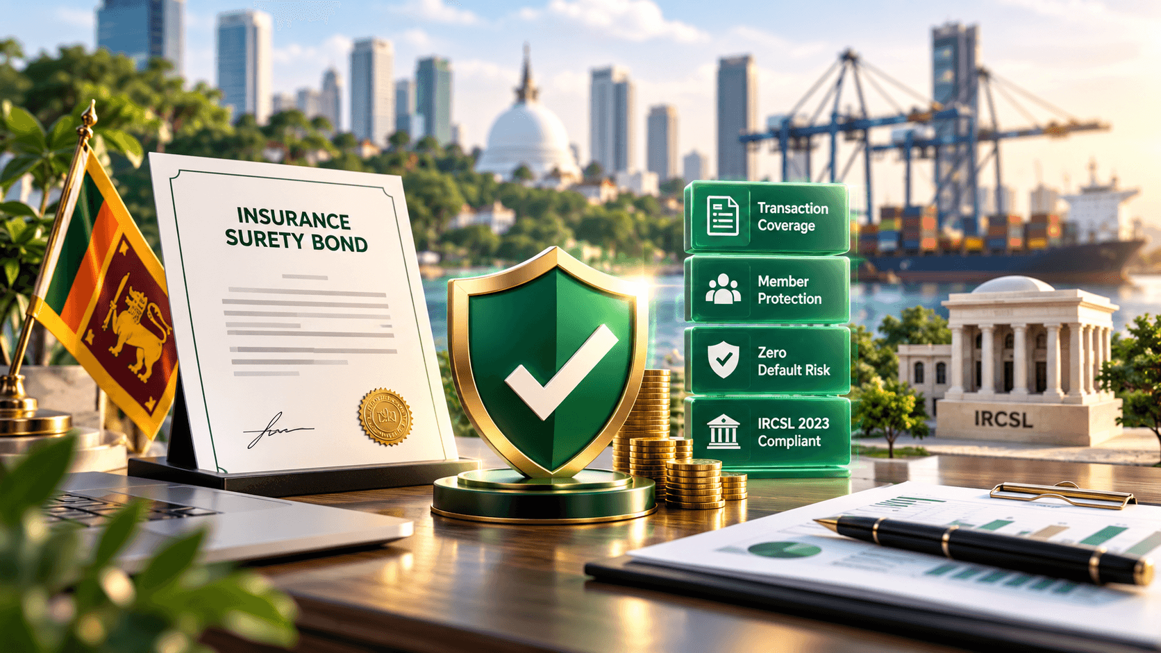 Insurance surety bond used in Sri Lanka
