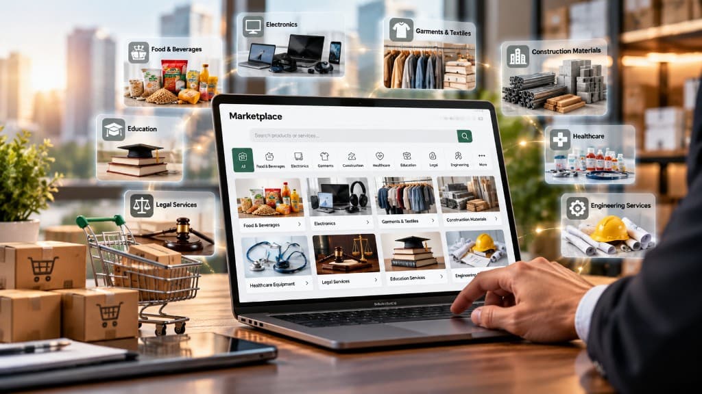 Talent Trading Platform marketplace used to verify products and supervise trades